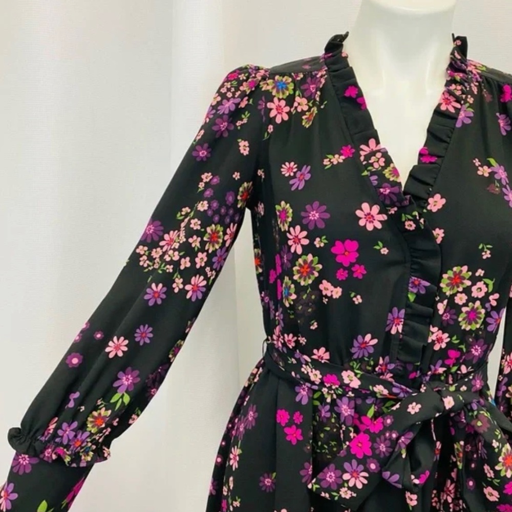 KATE SPADE
Bora Floral Print Fit & Flare Dress - Picture 5 of 14